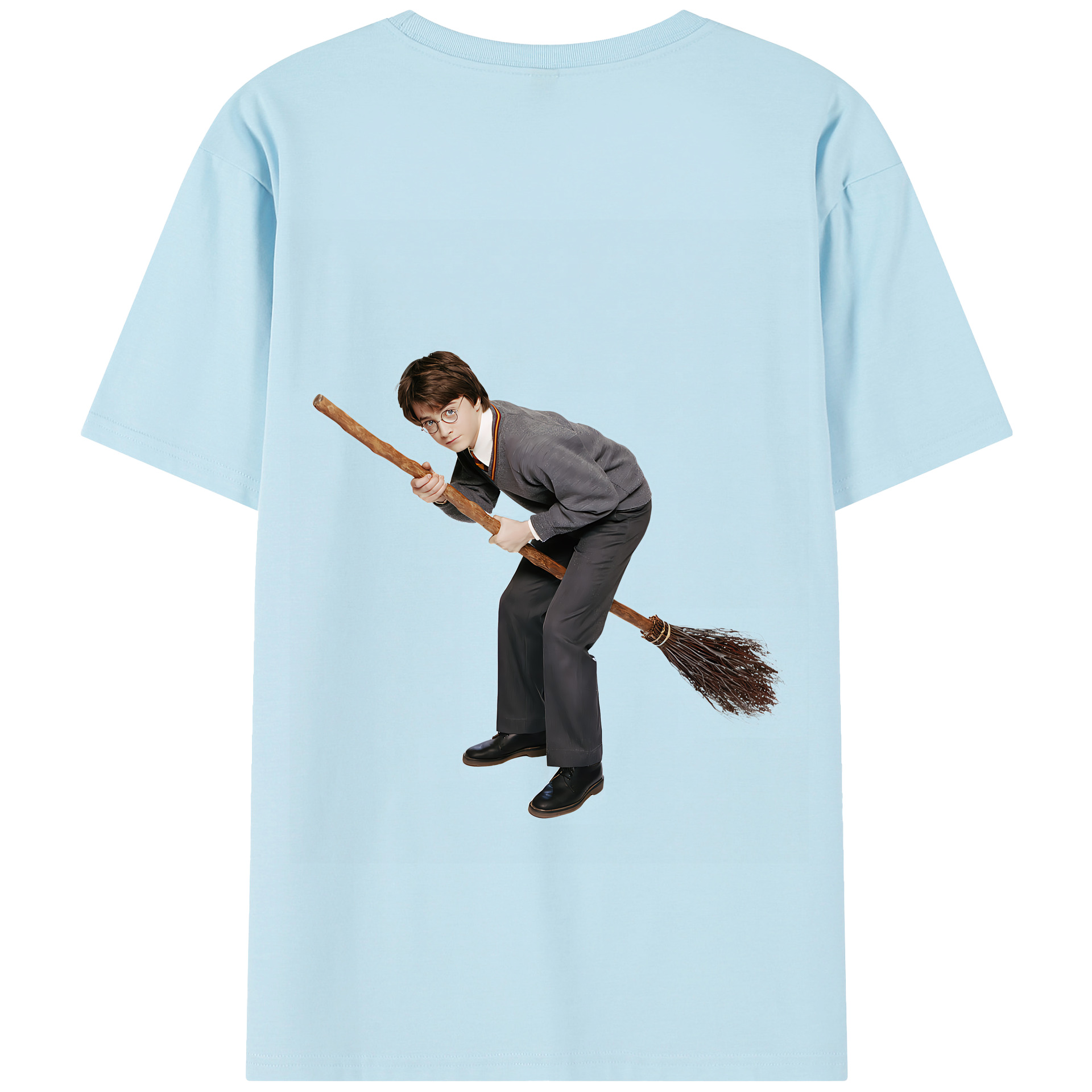 （画像用） Harry Potter ハリー・ポッターシリーズ 綿100％半袖Tシャツ（背面プリント）